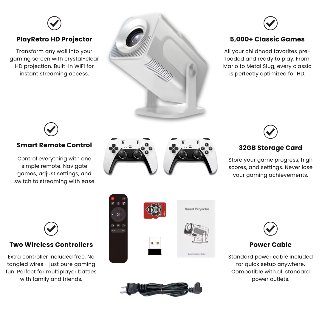 PlayRetro™ Game Projector