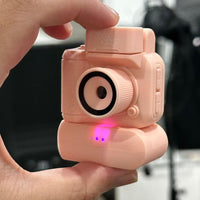 Pink Camera + Attached Battery